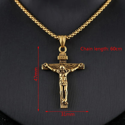 Stainless Steel Cross Necklace