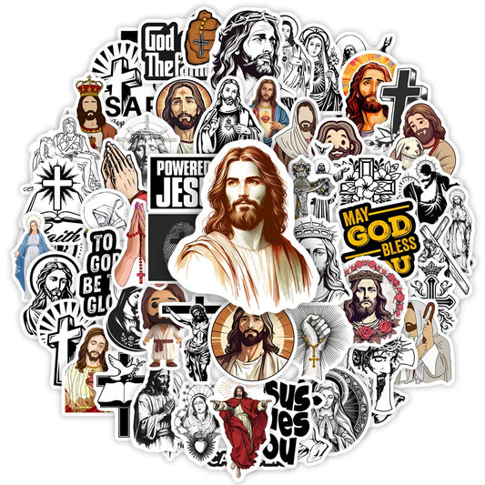 Randomized 30 Piece Jesus Stickers