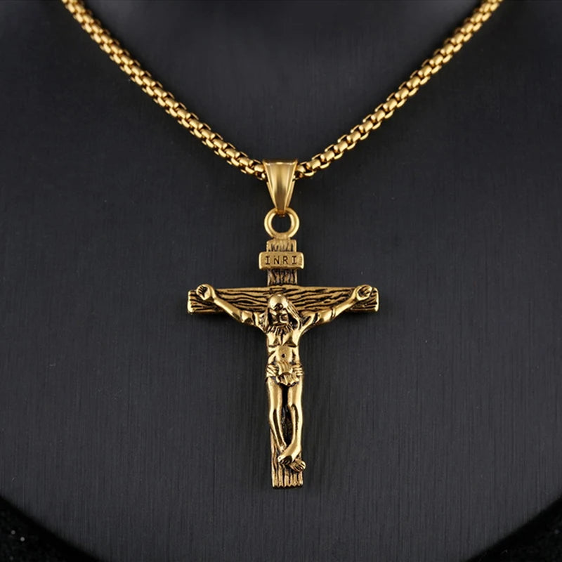 Stainless Steel Cross Necklace